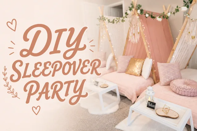 DIY Sleepover Party sleepover party theme